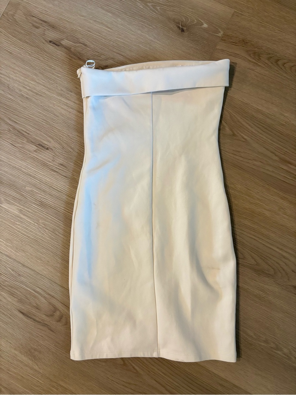 Zara White Mini Dress Bridal Bachelorette Party Bodycon Dress MSRP $65 - Picture 3 of 4